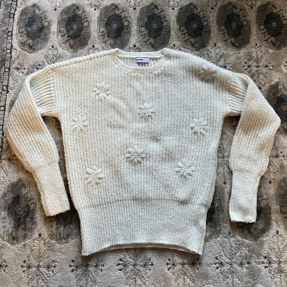 Sonoma Daisy Sweater - Size Small